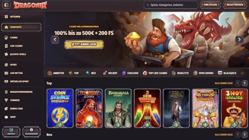 Découvrez les avantages du Dragonia Casino en Ligne en France sans dépôt