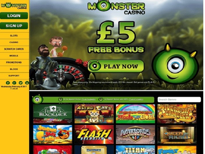 Das Monsterwin Casino – Ein Online Casino, das in Deutschland auf sich aufmerksam macht